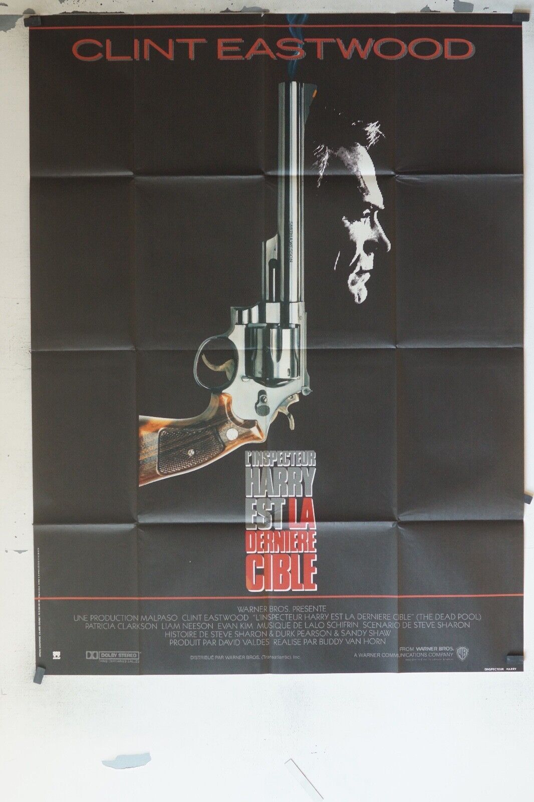 L’INSPECTEUR HARRY MOVIE POSTER ORIGINAL 120x160 CLINT EASTWOOD