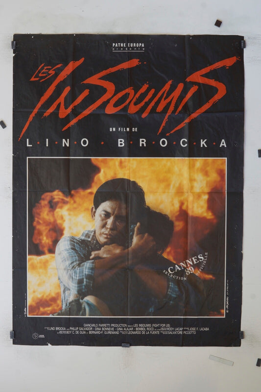 LES INSOUMIS LINO BROCKA ORIGINAL MOVIE POSTER 120X160