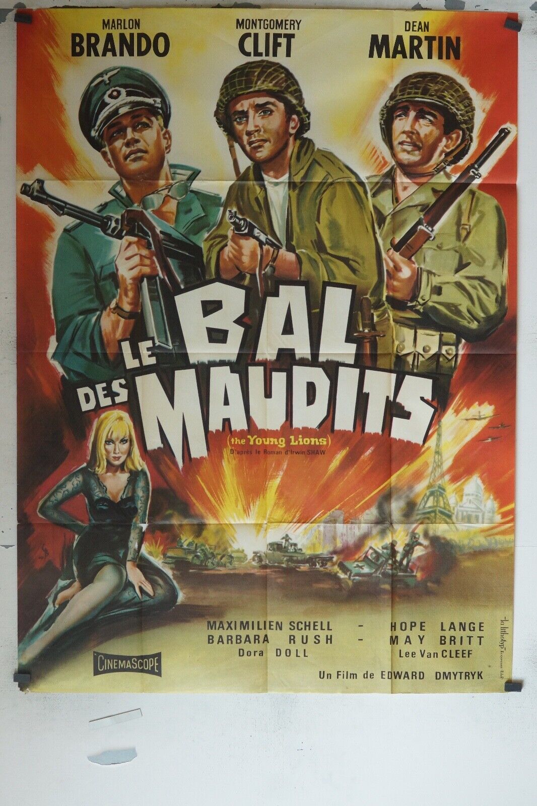 LE BAL DES MAUDITS  MOVIE POSTER ORIGINAL (120x160) MARLON BRANDO