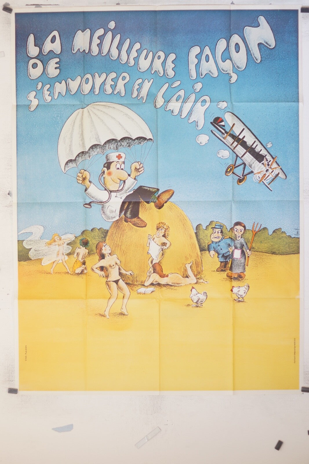 MEILLEURE FACON DE S’ENVOYER EN L’AIR (LA) MOVIE POSTER ORIGINAL (120x160)