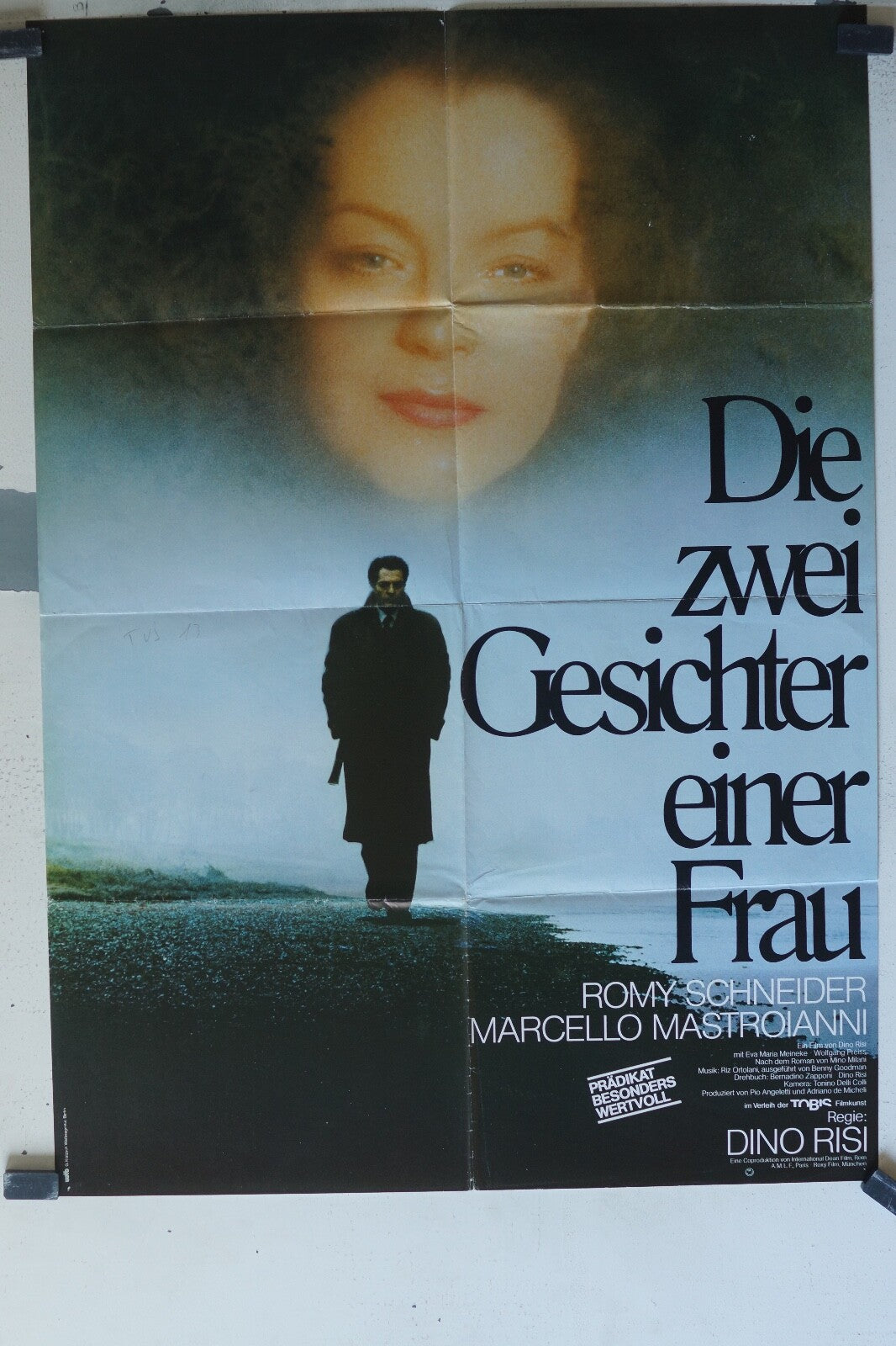 DIE ZWEI GESICHTER EINER FRAU MOVIE POSTER ORIGINAL (60X84). Romy Schneider