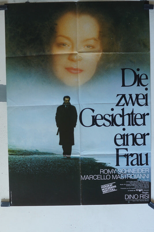 DIE ZWEI GESICHTER EINER FRAU MOVIE POSTER ORIGINAL (60X84). Romy Schneider