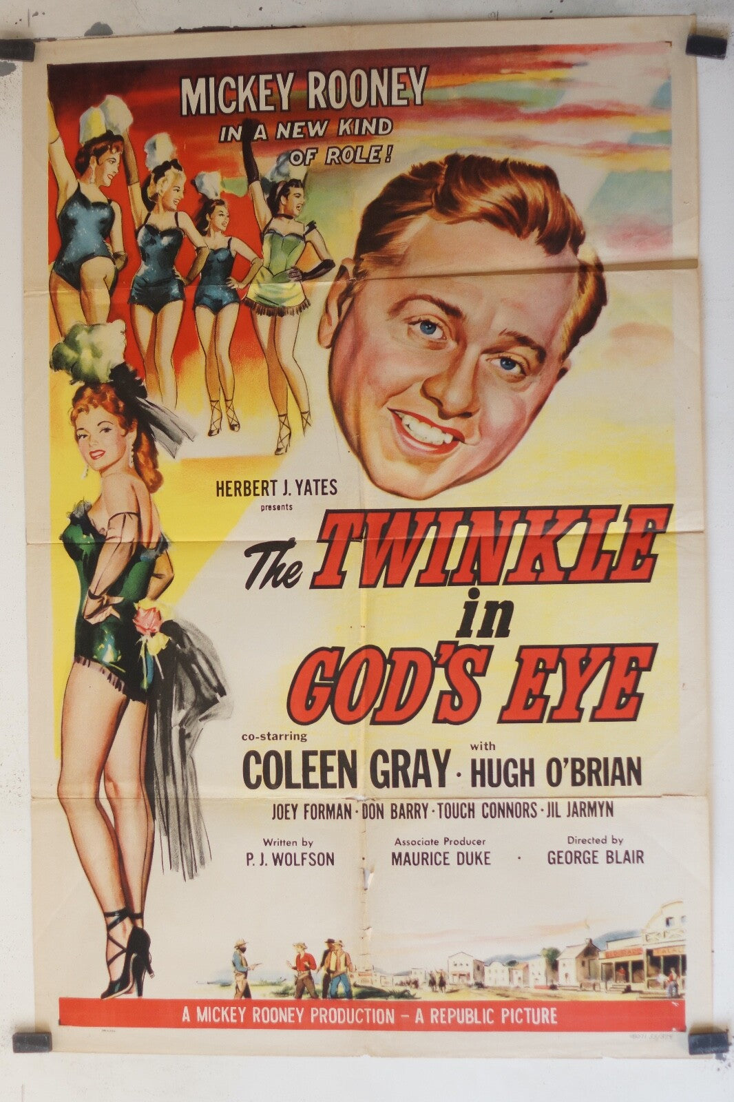THE TWINKLE IN GOD’S EYE (70X100) ORIGINAL MOVIE POSTER COLEEN GRAY – HUGH