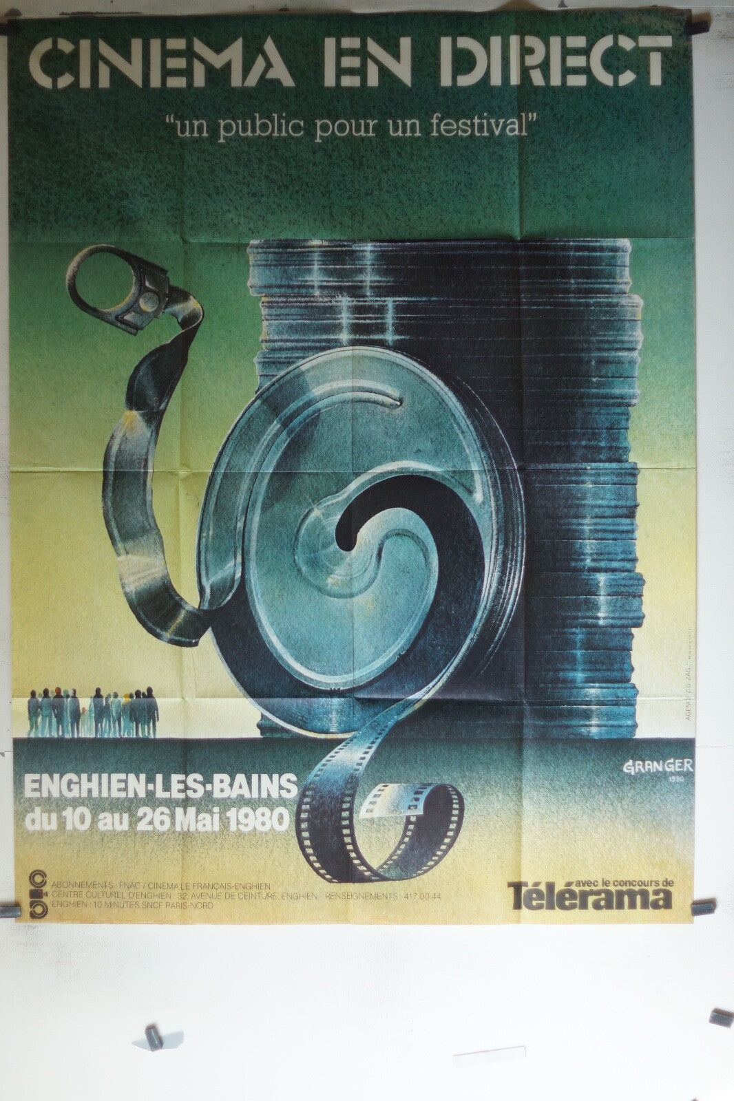 CINEMA EN DIRECT ORIGINAL MOVIE POSTER 120x160 