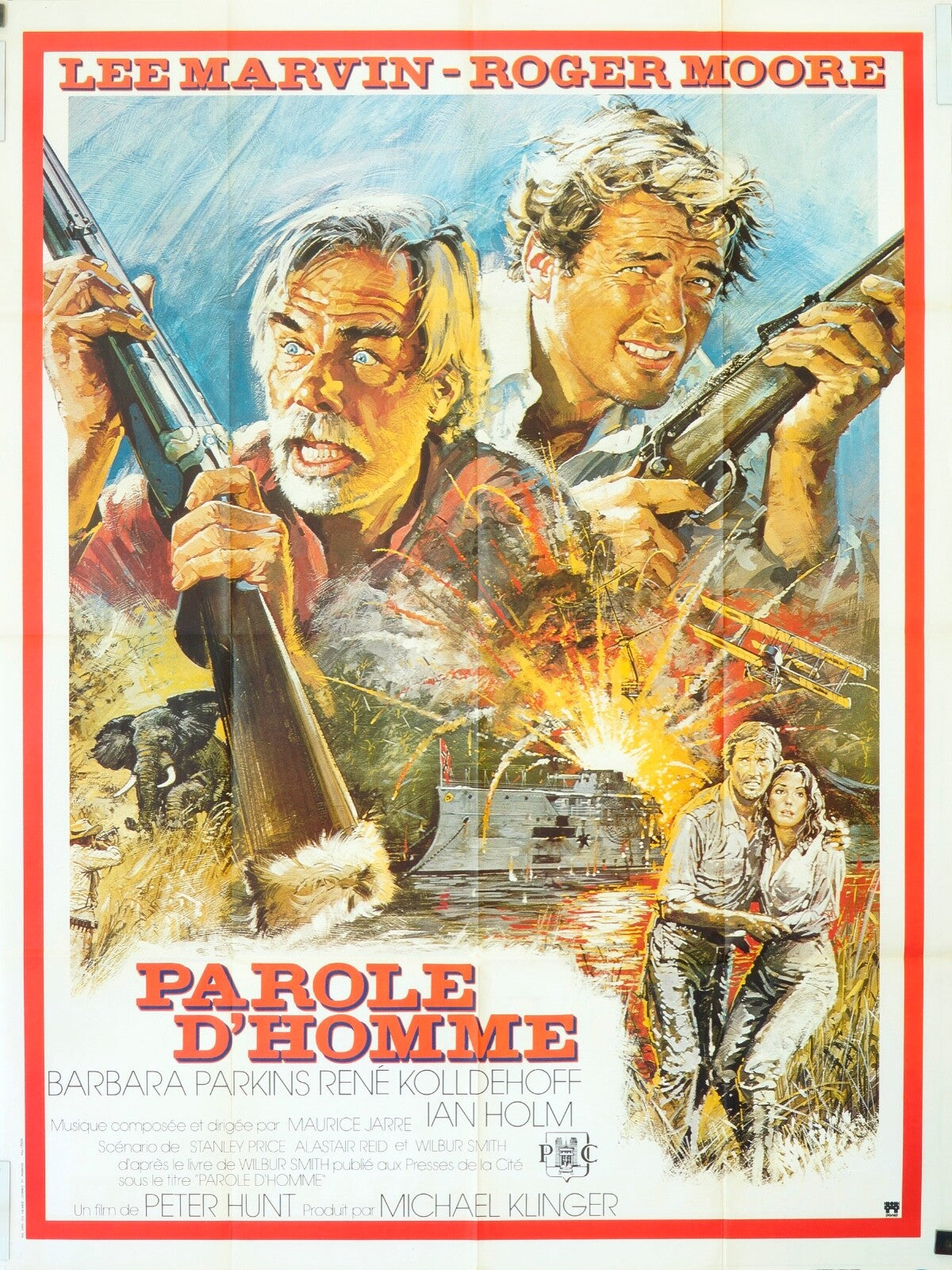 PAROLE D’HOMME MOVIE POSTER ORIGINAL 120x160 LEE MARVIN