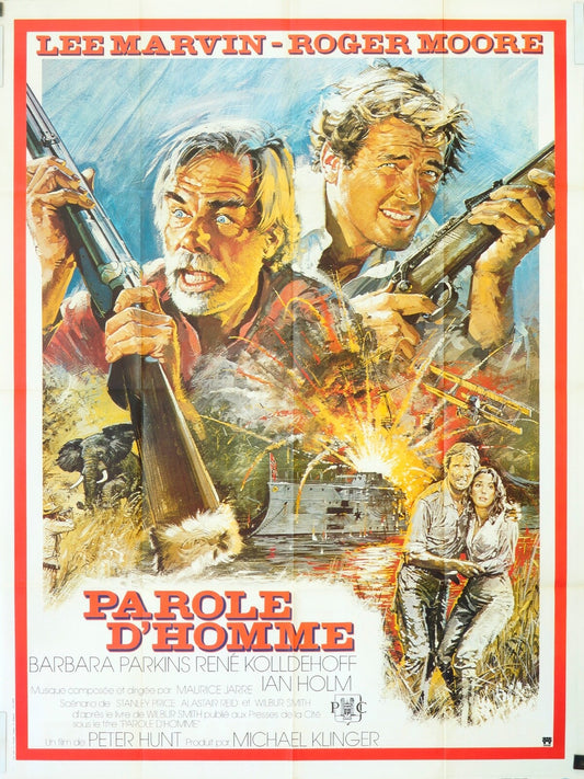 PAROLE D’HOMME MOVIE POSTER ORIGINAL 120x160 LEE MARVIN