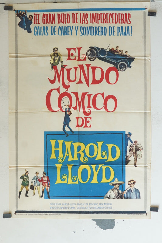 EL MUNDO COMICO DE HAROLD LLOYD MOVIE POSTER ORIGINAL ( 69x103), Lloyd 