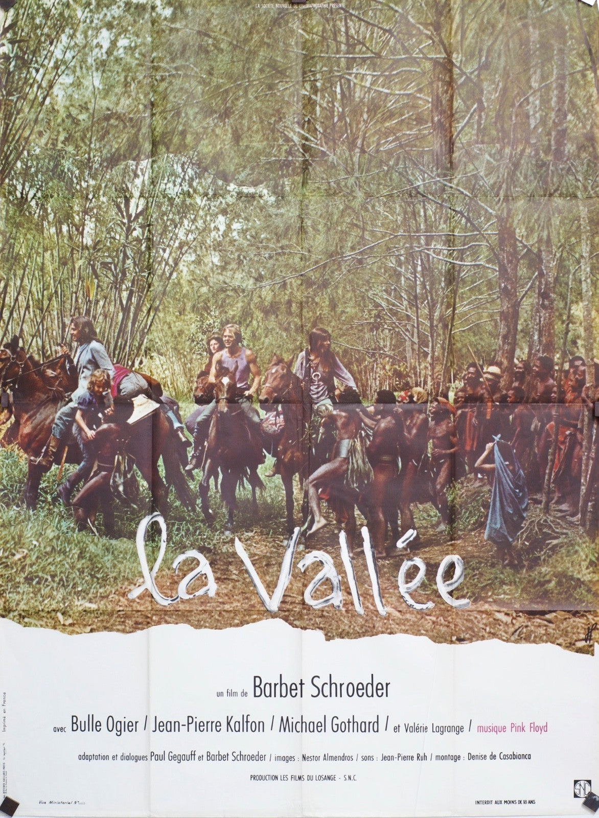 LA VALLÉE BULLE OGIER MOVIE POSTER ORIGINAL 120x160