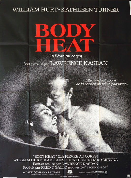 BODY HEAT MOVIE POSTER ORIGINAL 120x160 WILLIAM HURT