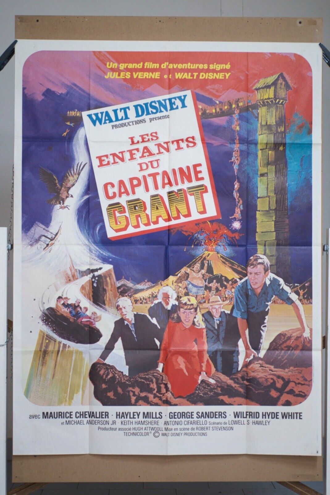 LES ENFANTS DU CAPITAINE GRANT POSTER (120X160) WALT DISNEY