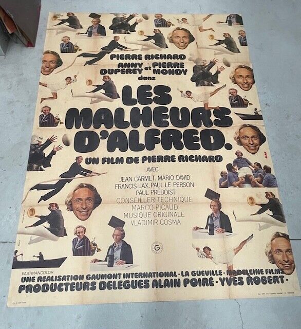 LES MALHEURS D’ALFRED !ORIGINAL 120x160 PIERRE RICHARD