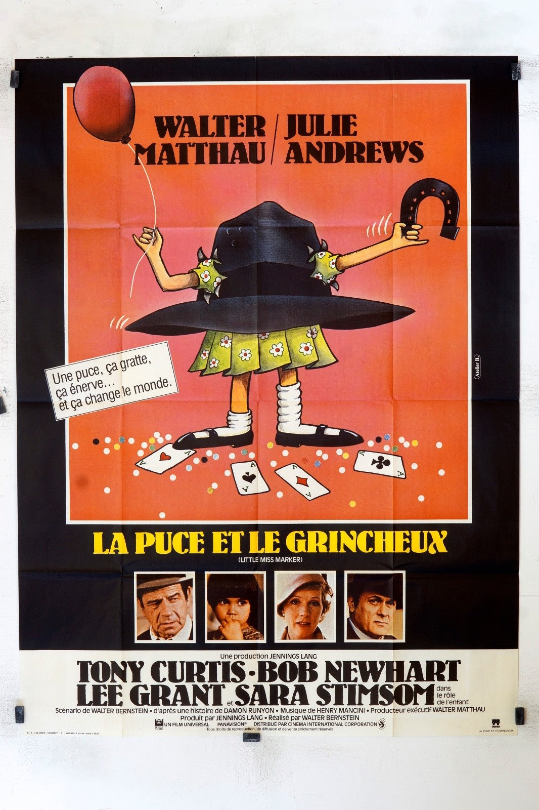 LA PUCE ET LE GRINCHEUX WALTER MATTHAU MOVIE POSTER 120x160