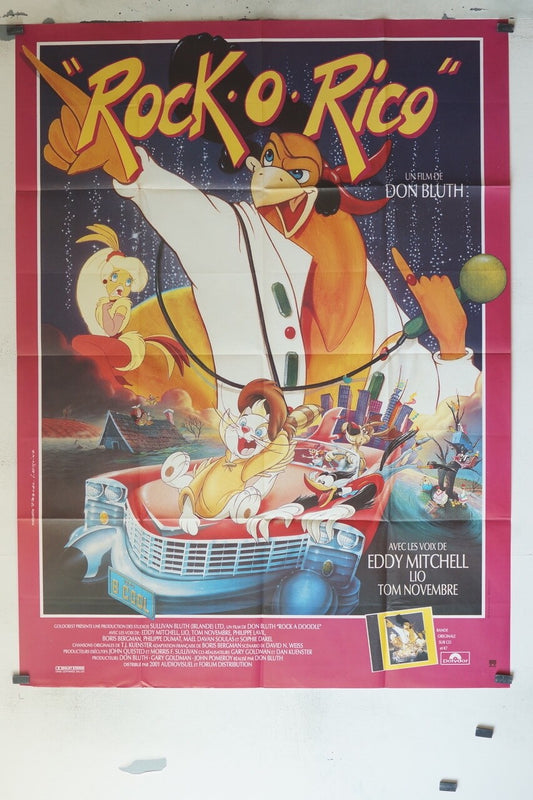 ROCK O RICO MOVIE POSTER ORIGINAL 120x160 GARY GOLDMAN, DAN KUENSTER