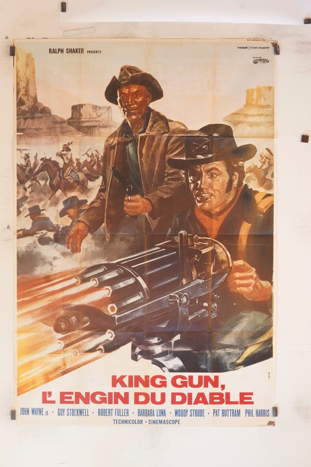 KING GU L’ENGIN DU DIABLE JOHN WAYNE MOVIE POSTER ORIGINAL 120x160