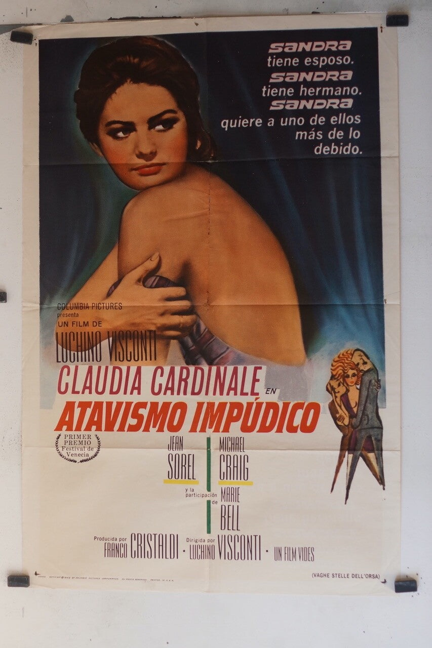 ATAVISMO IMPUDICO (70X100) ORIGINAL MOVIE POSTER CLAUDIA CARDINALE – LUCHINO