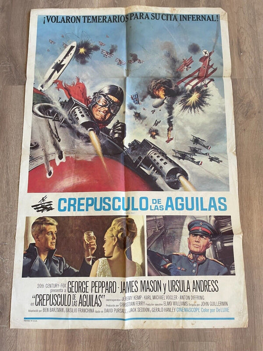 CREPUSCULO DE LAS AGUILAS ORIGINAL MOVIE POSTER (70X100) GEORGE PEPPARD
