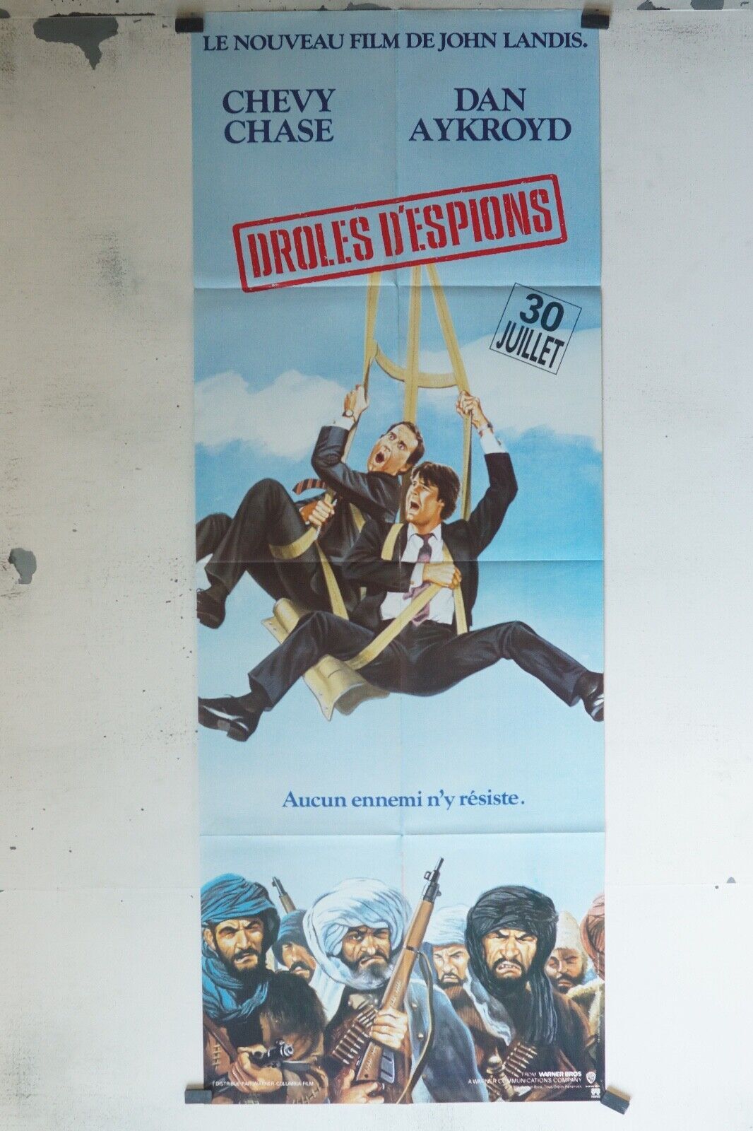 DRÔLE D’ESPIONS POSTER ORIGINAL (60x160) CHEVY CHASE