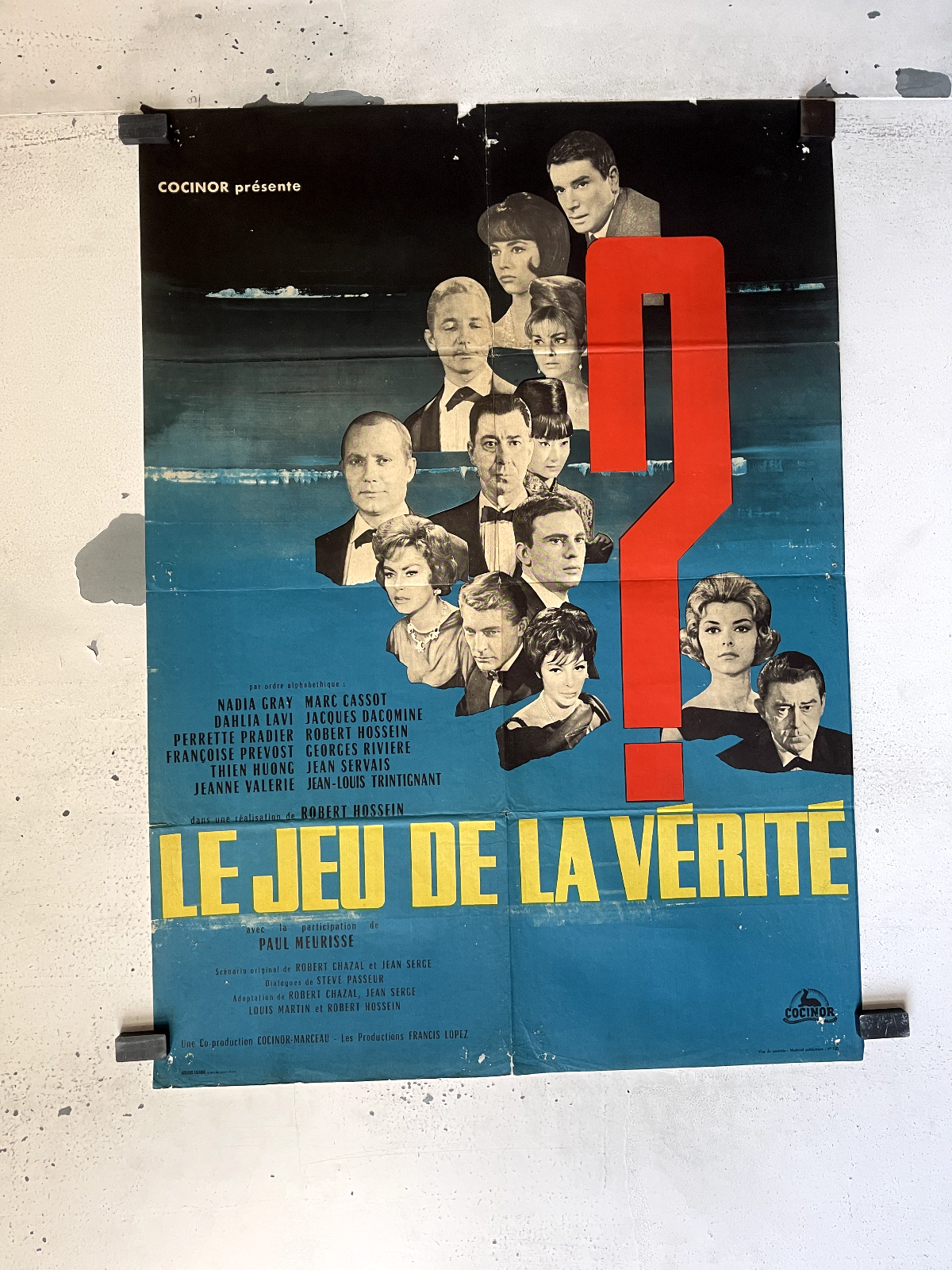 LE JEU DE LA VÉRITÉ ORIGINAL POSTER (60X80) NADIA GRAY – DAHLIA LAVI