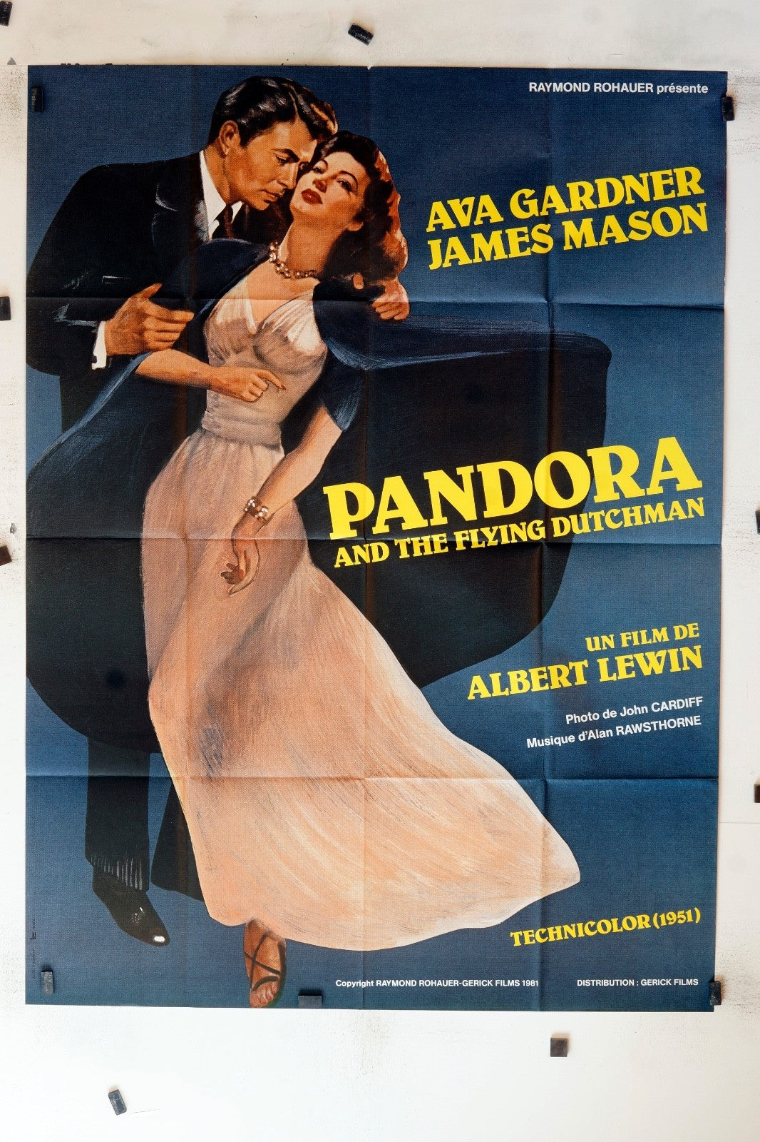 PANDORA AVA GARDNER 120x160 MOVIE POSTER ORIGINAL