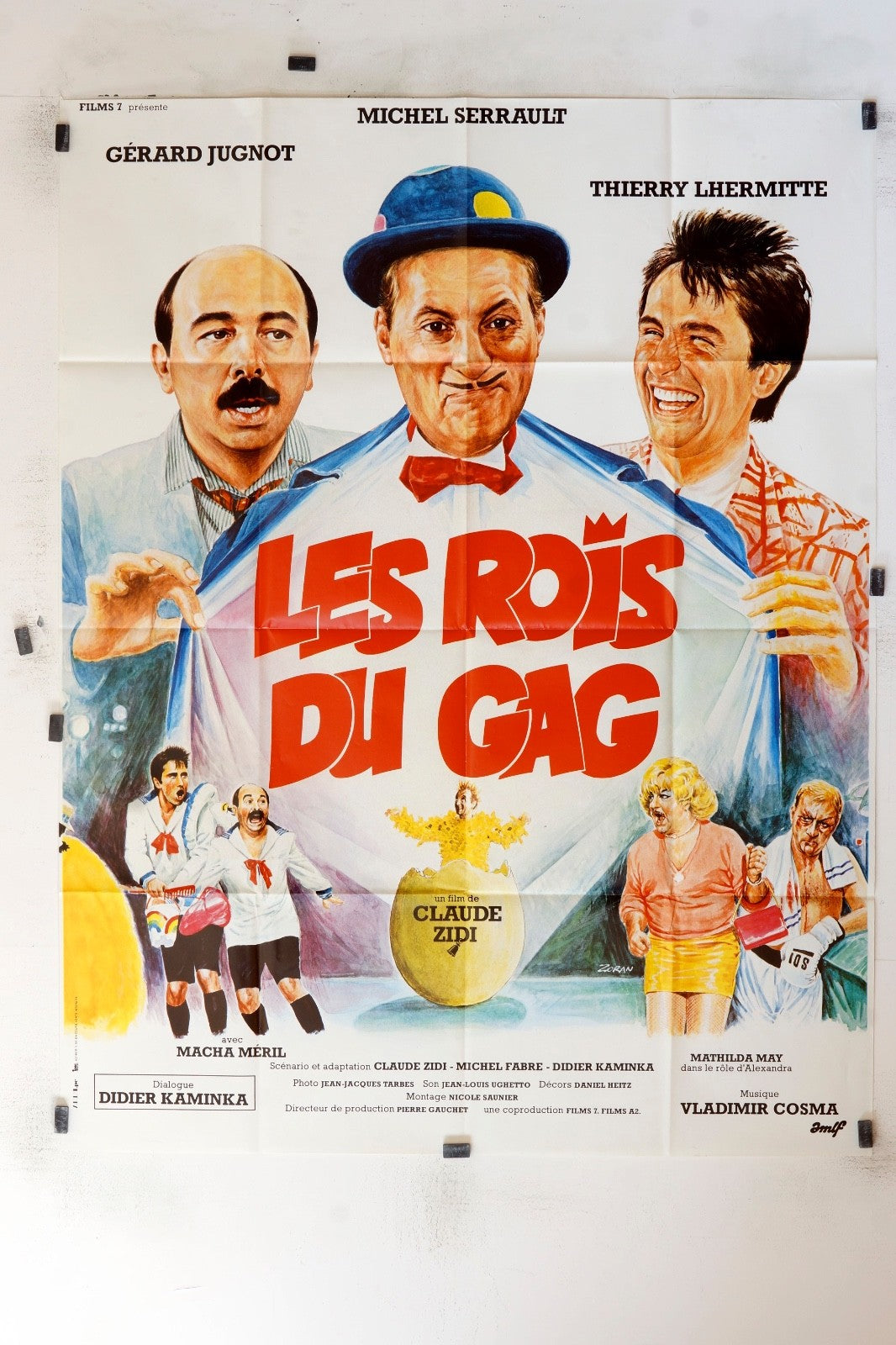LES ROIS DU GAG GÉRARD JUGNOT MOVIE POSTER 120x160