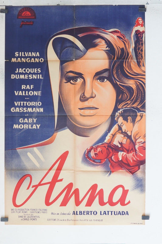 ANNA MOVIE POSTER ORIGINAL 69x103, Silvana Mangano 
