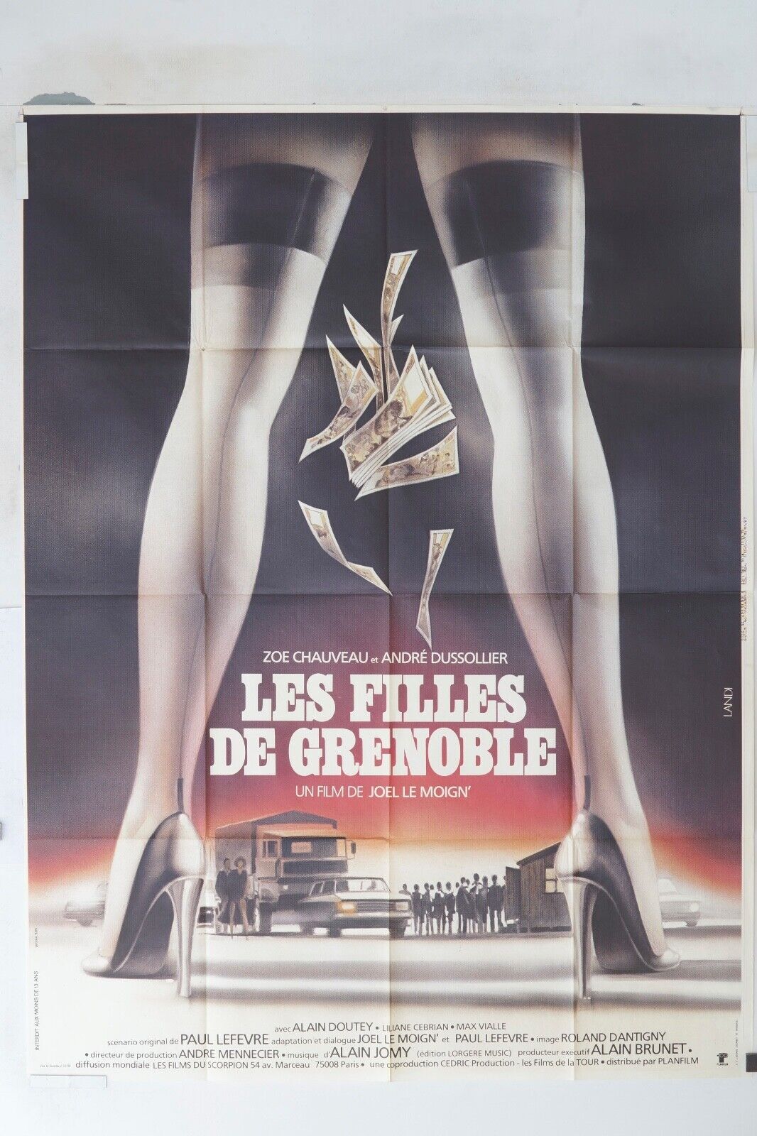 LES FILLES DE GRENOBLE MOVIE POSTER ORIGINAL (120X160) ZOE CHAUVEAU