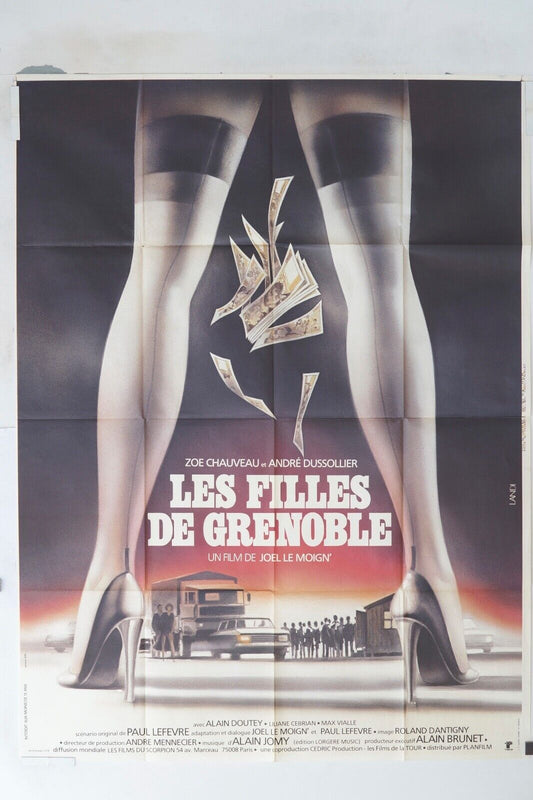 LES FILLES DE GRENOBLE MOVIE POSTER ORIGINAL (120X160) ZOE CHAUVEAU