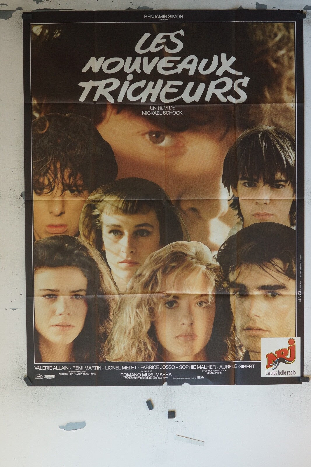LES NOUVEAUX TRICHEURS MOVIE POSTER ORIGINAL 120x160 VALERIE ALLAIN