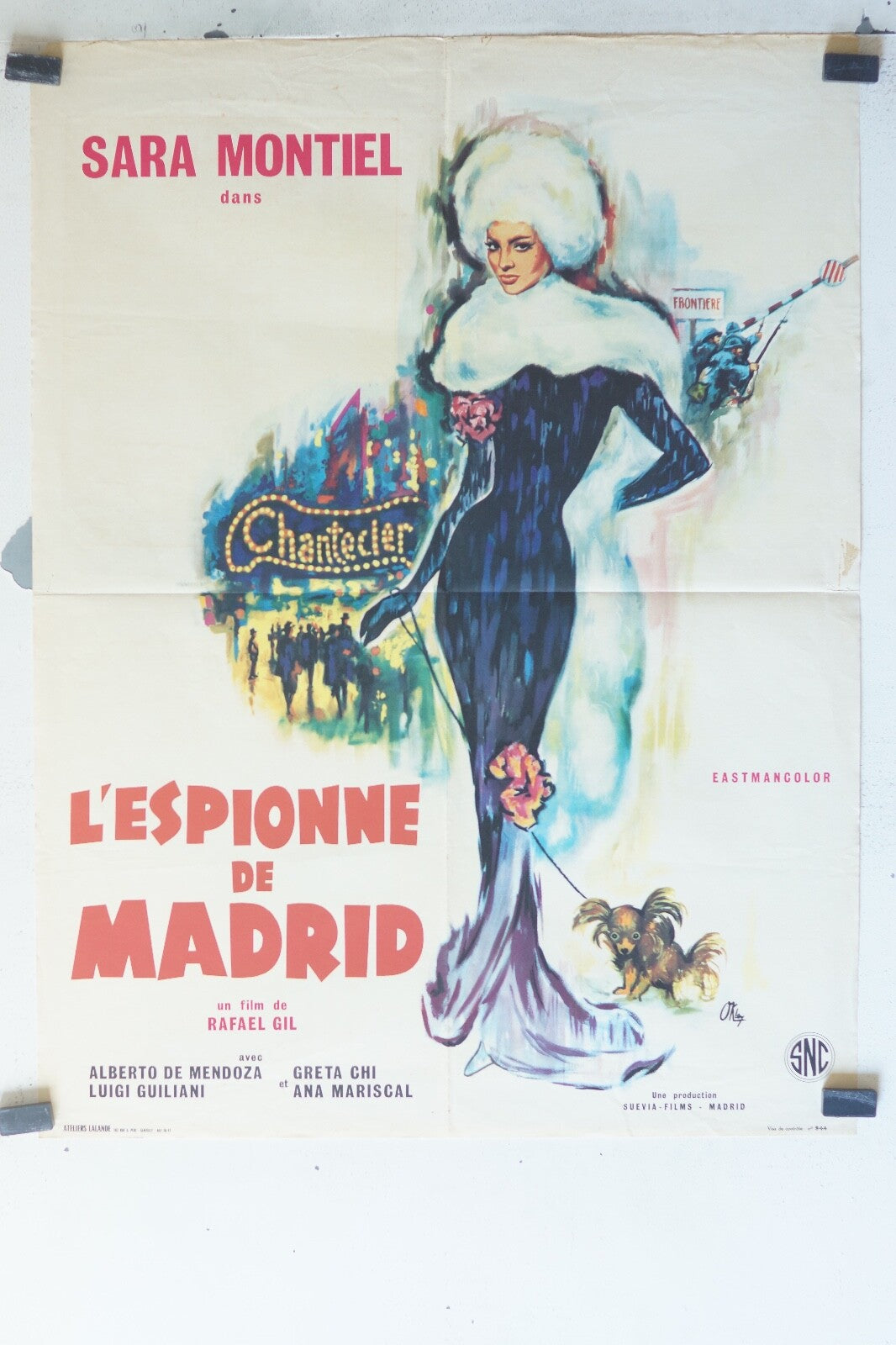 ESPIONNE DE MADRID (L’) MOVIE POSTER ORIGINAL (60X80) Sara Montiel 
