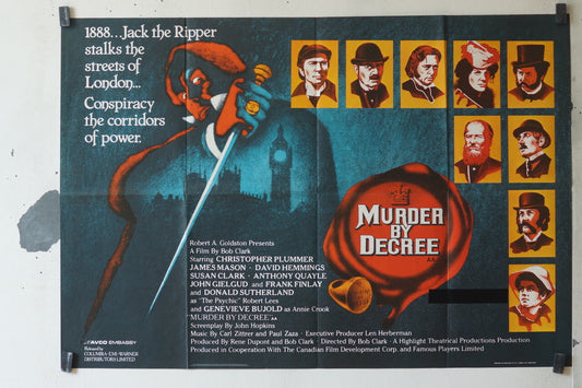 MURDER BY DEGREE (1979) 70x100 CHRISTOPHER Plummer, David Hemmings