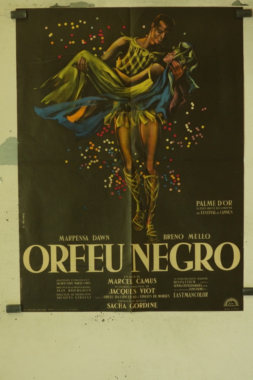 ORFEU NEGRO MOVIE POSTER ORIGINAL (60X80) MARPRESSA DAWN – BRENO MELLO