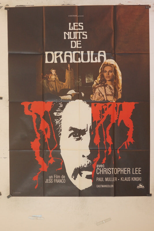 LES NUITS DE DRACULA 120x160 CHRISTOPHER LEE, PAUL MULLER