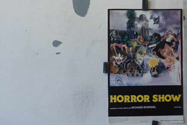 HORROR SHOW, MOVIE POSTER ORIGINAL 41x28, Anthony Perkins, Bud Abbott 