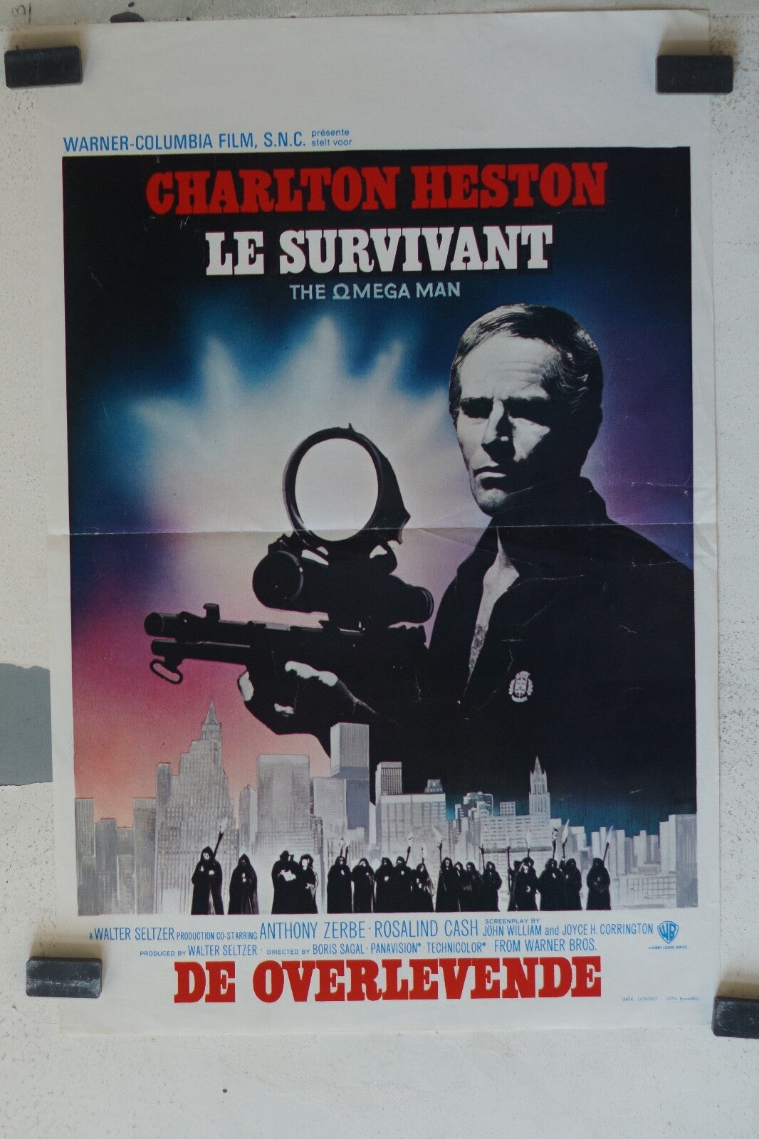 SURVIVANT (LE) MOVIE POSTER 53X35 Anthony Zerbe , Paul Koslo