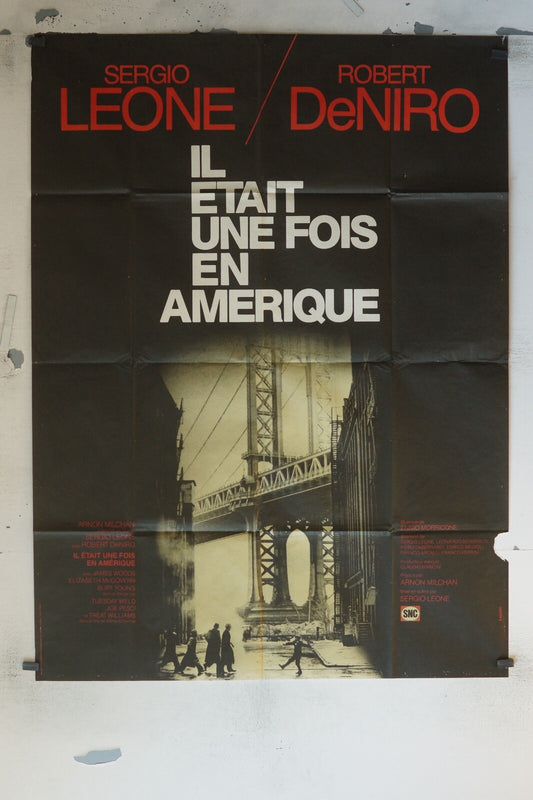 IL ETAIT UNE FOIS EN AMÉRIQUE POSTER ORIGINAL 120x160 SERGIO LÉONE