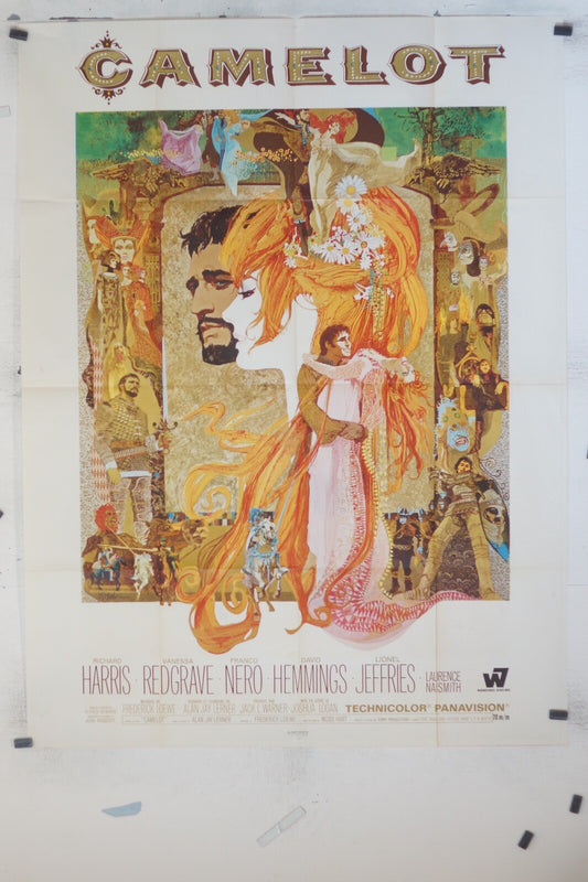 CAMELOT MOVIE POSTER ORIGINAL (120x160), Joshua Logan, Richard Harris