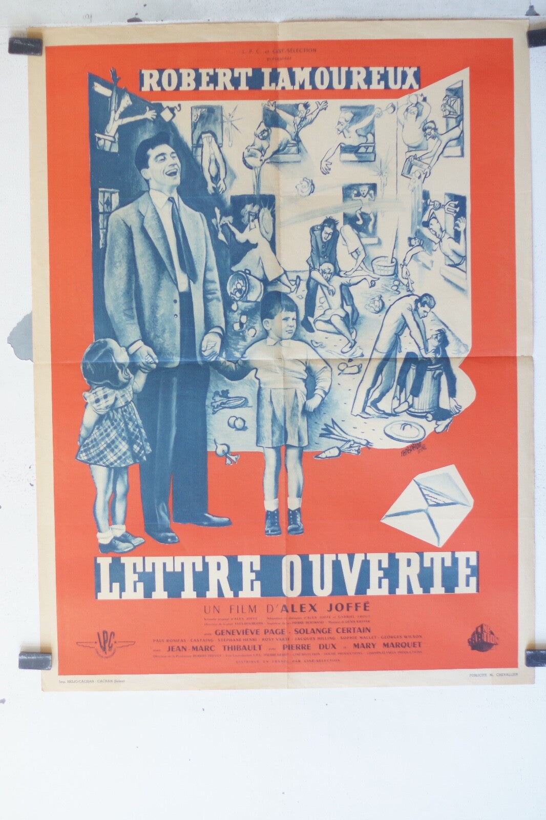 LETTRE OUVERTE Movieposter ORIGINAL 60x80 Solange Certain , Denise Kerny 