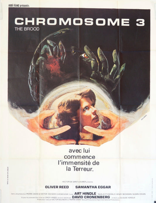 CHROMOSOME 3 OLIVER REED  MOVIE POSTER ORIGINAL 120x160