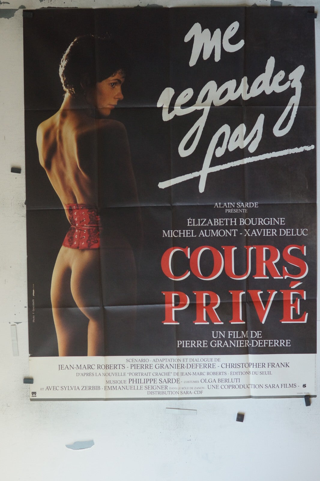 COURS PRIVÉ MOVIE POSTER ORIGINAL 120x160 ELIZABETH BOURGINE
