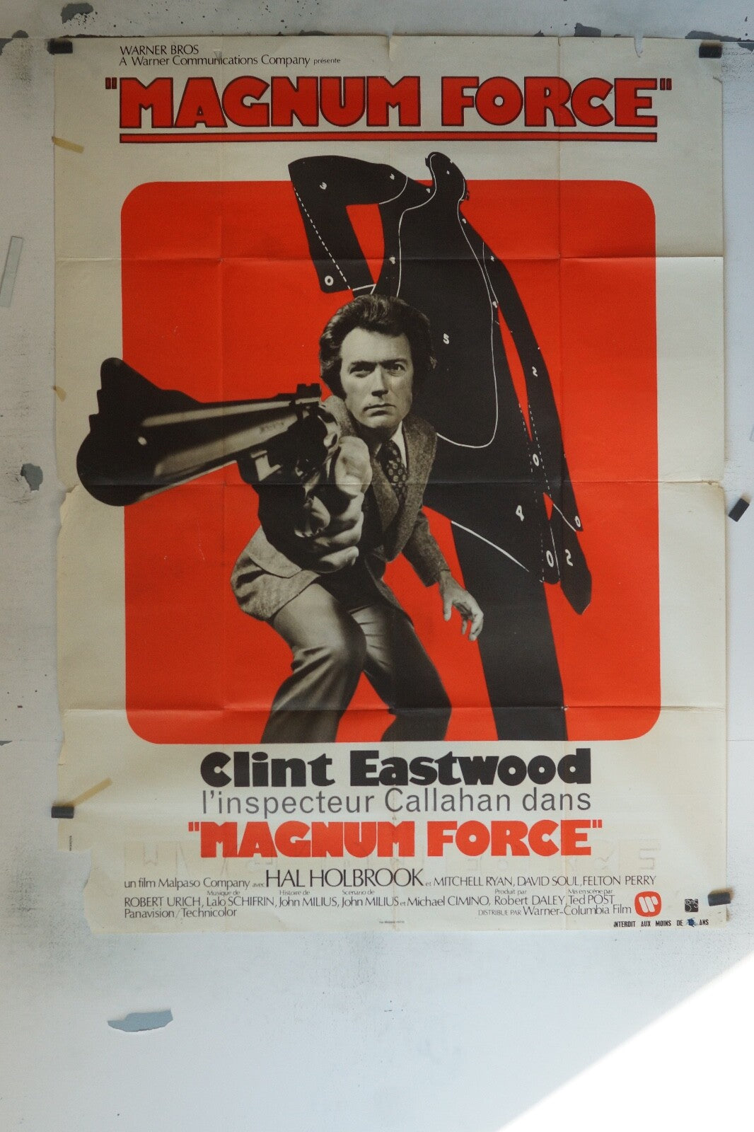 MAGNUM FORCE COPAINS MOVIE POSTER ORIGINAL 120x160 CLINT EASTWOOD