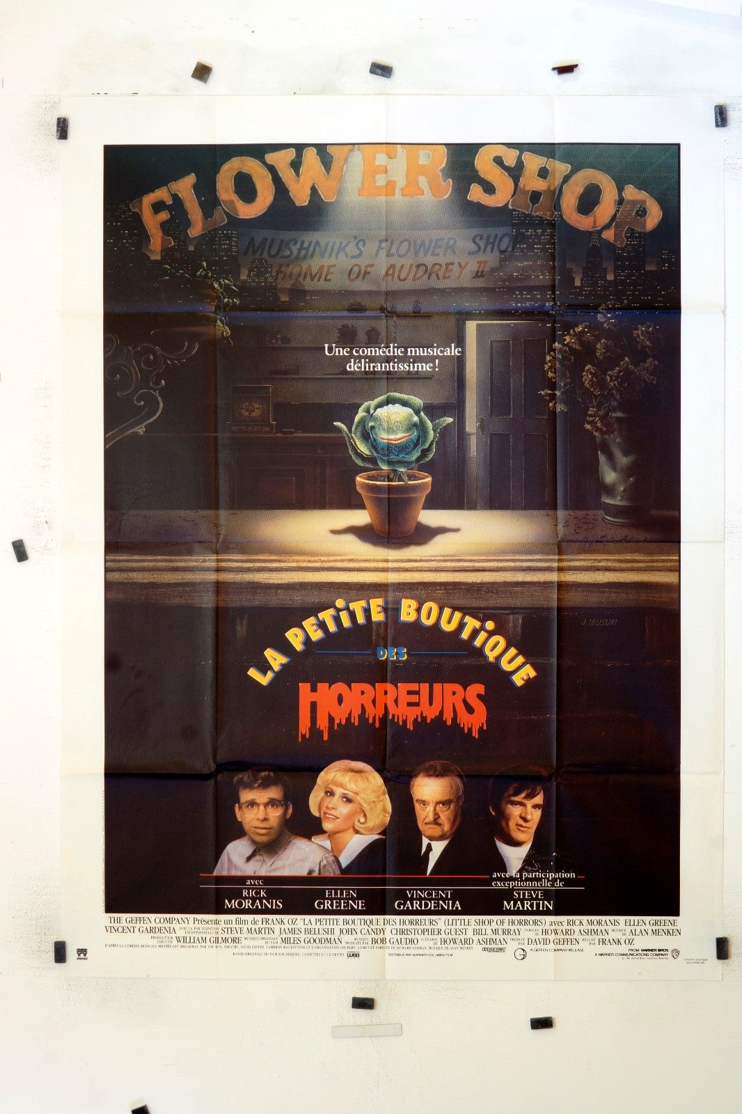 LA PETITE BOUTIQUE DES HORREURS RICK MORANIS MOVIE POSTER ORIGINAL (120X160)