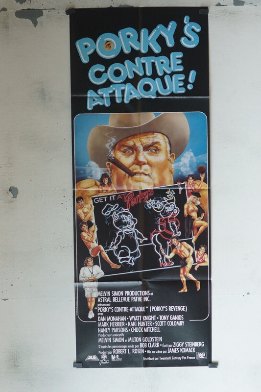 PORKY’S CONTRE ATTAQUE 60x160 ORIGINAL POSTER DAN MONAHAN