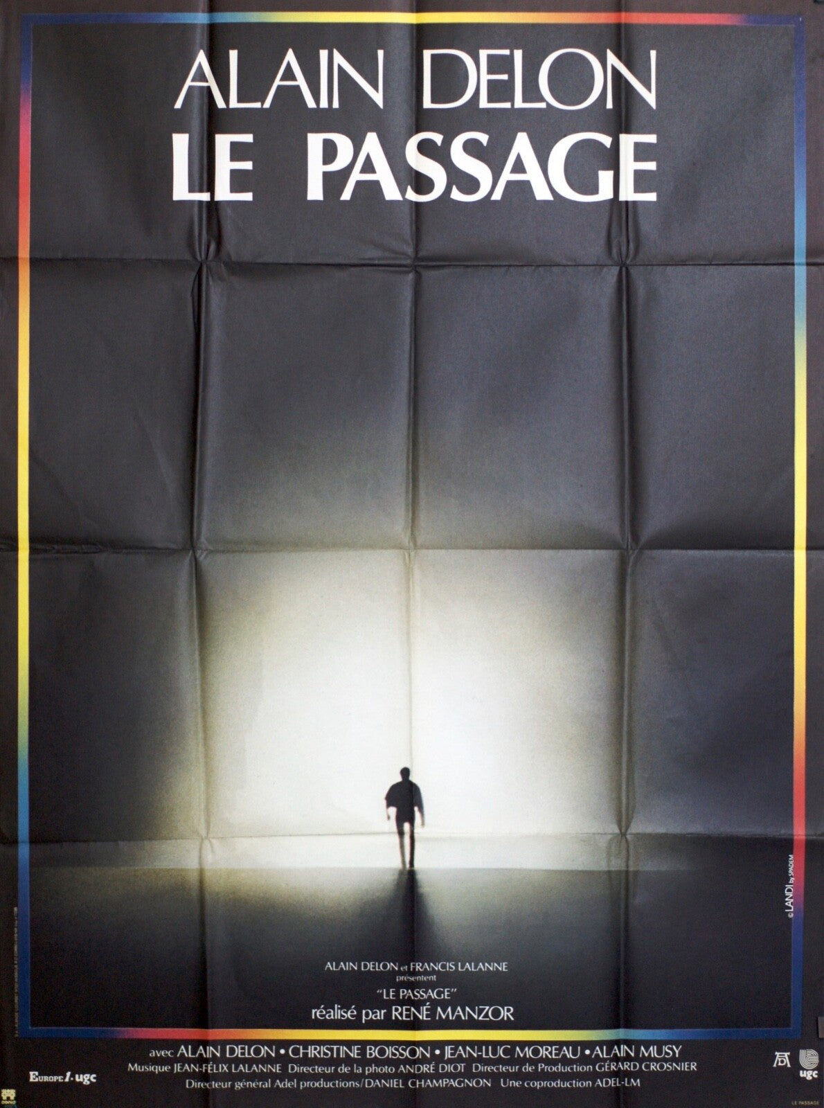 LE PASSAGE ALAIN DELON MOVIE POSTER ORIGINAL 120x160