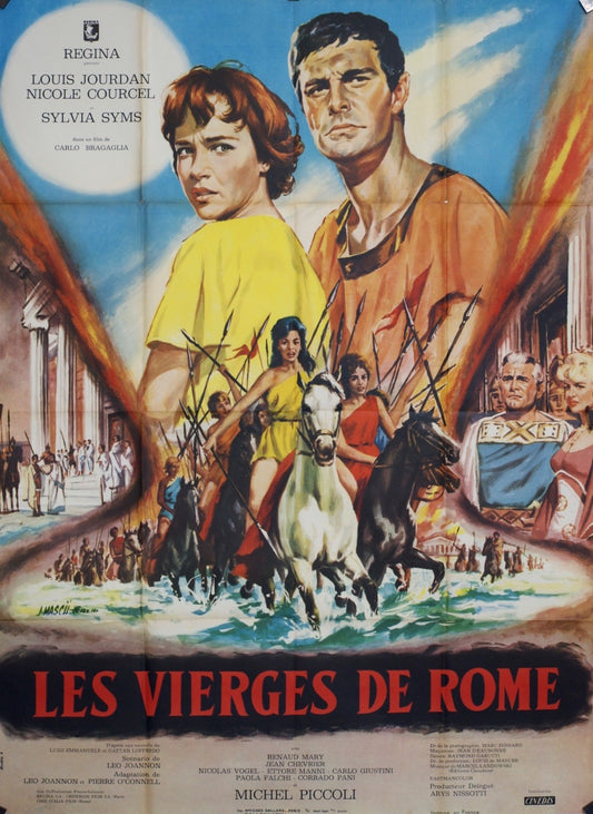 LES VIERGES DE ROME MICHEL PICCOLI POSTER ORIGINAL 120x160