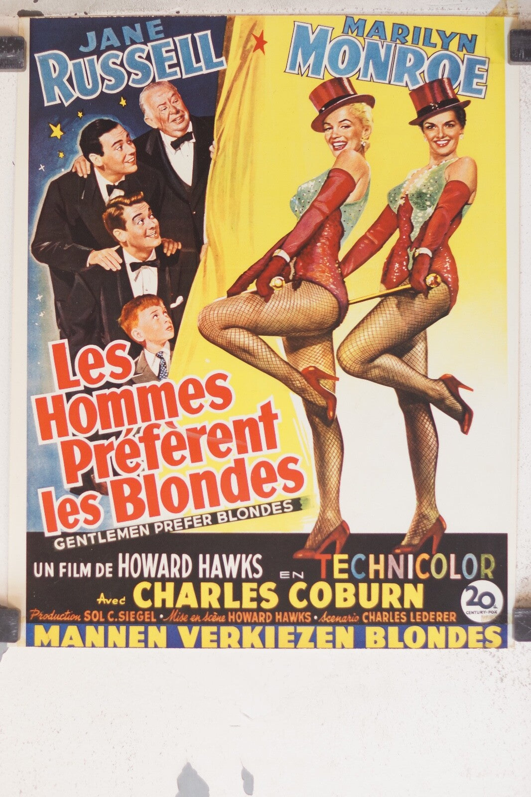HOMMES PREFERENT LES BLONDES (LES) (French Version) 30x55  Back from eternity 