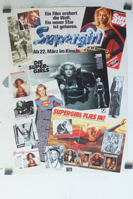 SUPERGIRL MOVIE POSTER ORIGINAL (60X80)