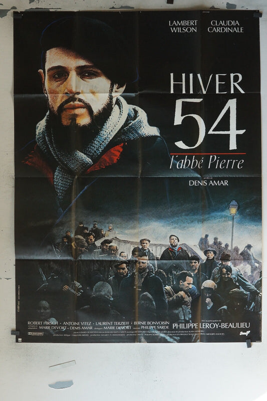 HIVER 54 MOVIE POSTER ORIGINAL 120x160 ROBERT HOSSEIN