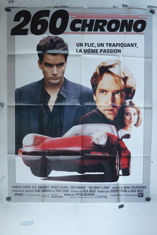 260 CHRONO MOVIE POSTER ORIGINAL 120x160 CHARLIE SHEEN