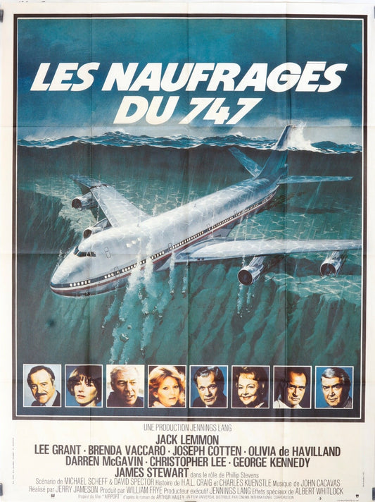LES NAUFRAGÉS DU 747 MOVIE POSTER ORIGINAL 120x160  TERENCE MORGAN