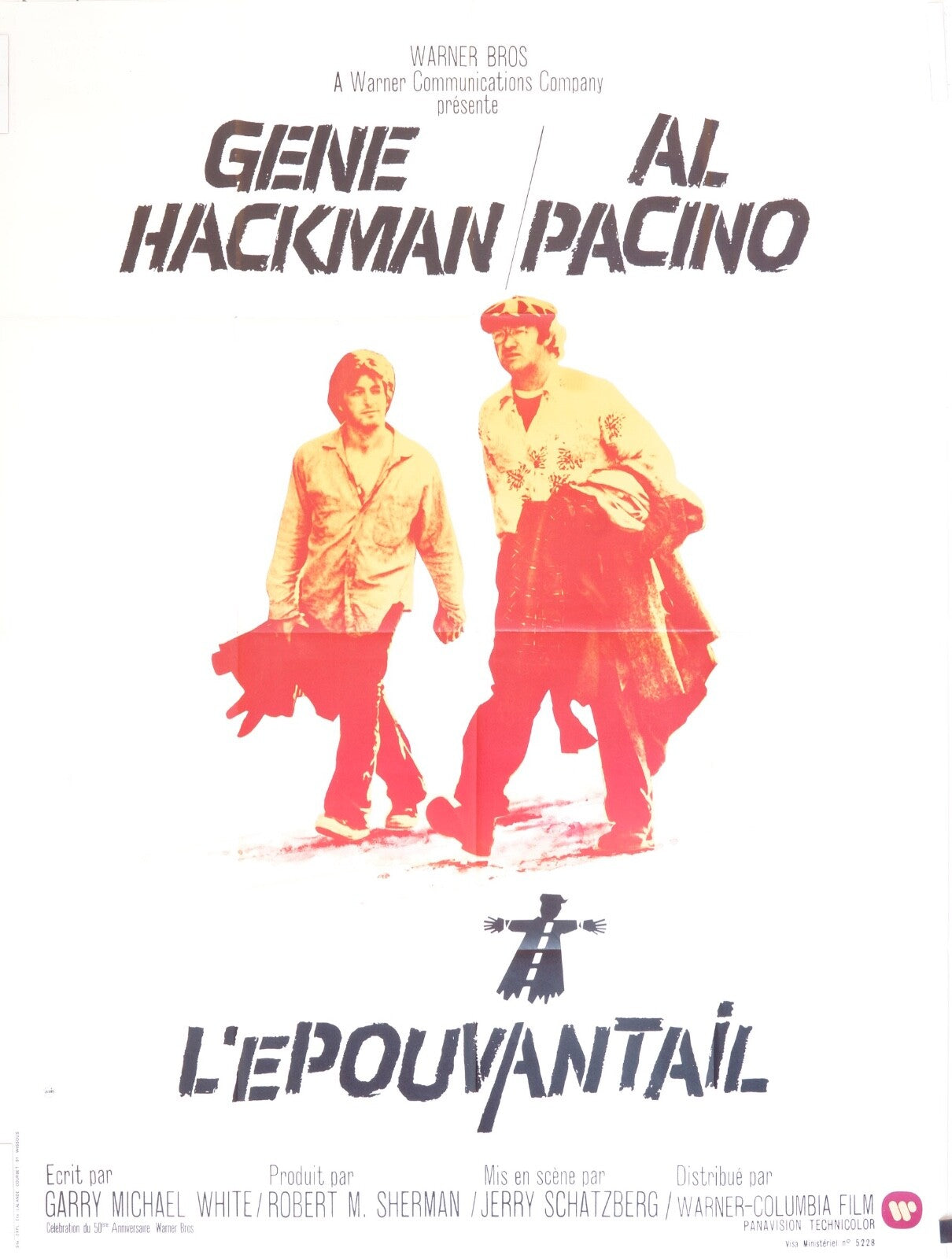 L’ÉPOUVANTAIL MOVIE POSTER ORIGINAL 120x160 AL PACINO